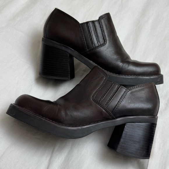 Vintage Y2K 2000s MIA Chunky Platform Chocolate Brown...